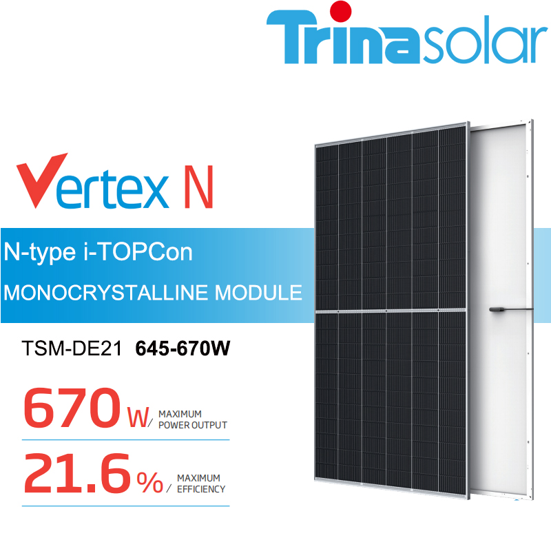 Trina Solar Panel — Vertex 210mm Ultra-High Power